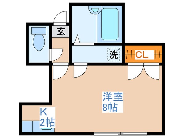 シャネル澄川の物件間取画像